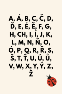 L'alphabet tchèque contient 42 lettres