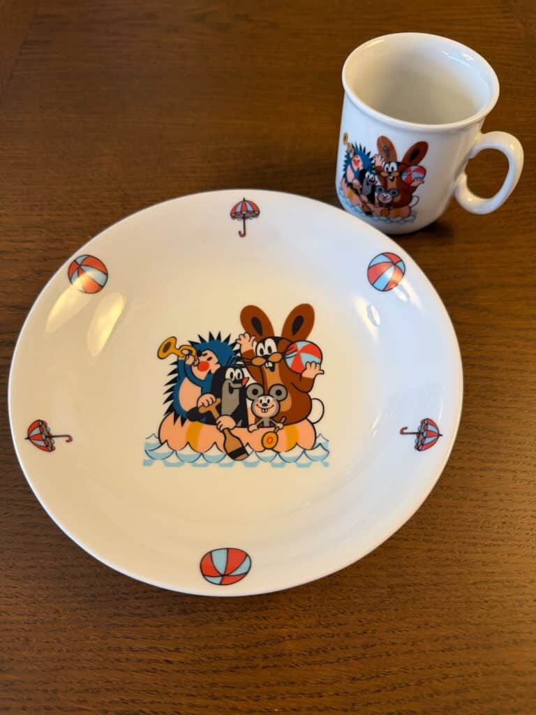 Krtek et Myska set de porcelaine enfant